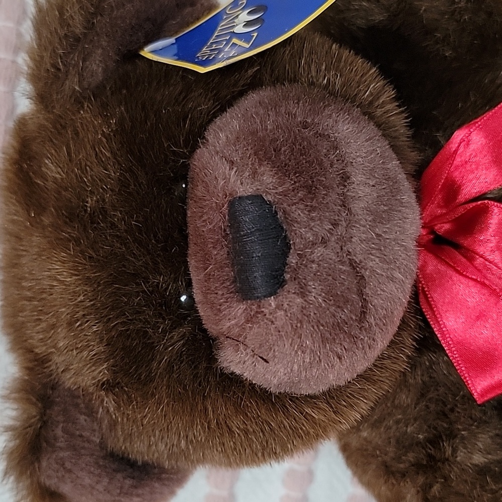 Vintage The Petting Zoo 14" Brown 1994 Teddy Bear NWT - Picture 2 of 8